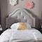 Baxton Studio Cora Modern Grayish Beige Upholstered Twin Size Headboard 125-6983 - alternate 3